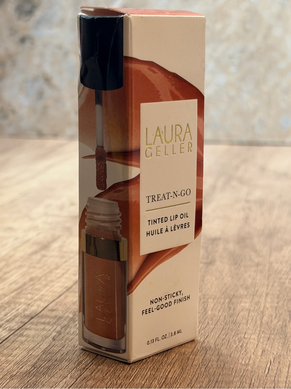Laura Geller Tinted Lip Oil - Warm Nude Brown